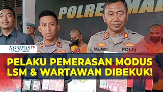 Satreskrim Polres Malang Tangkap 5 Pelaku Penipuan Bermodus Lsm  Wartawan