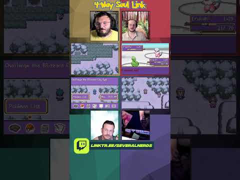 4-Way Soul Link Nuzlocke? Not Going Well! #shorts - "Pokemon: Unbound" Gameplay