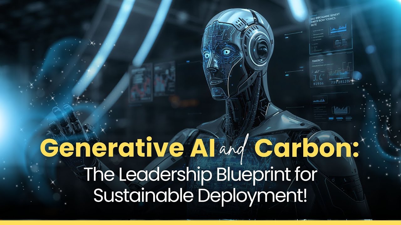 Generative AI and Carbon: The Leadership Blueprint for Sustainable Deployment!