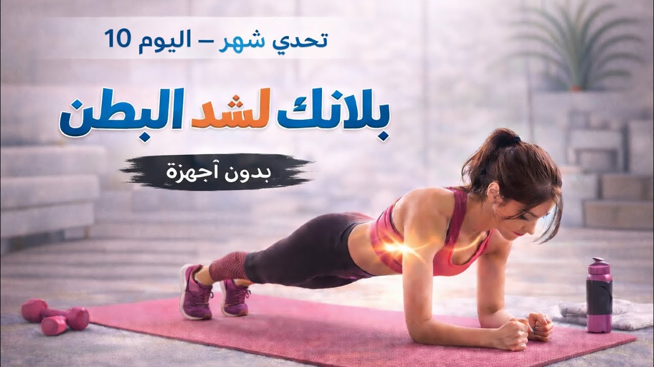  بلانك لنحت البطن في البيت | تمرين سريع وفعال