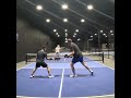 Two chaotic transition reset points - #pickleball #rally #struggle