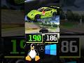 Linux vs Windows Assetto Corsa #linux