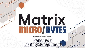 MATRIX MICROBYTES 5: Listing Management