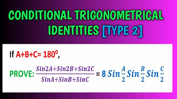 CLASS 10 & SEE || CONDITIONAL TRIGONOMETRIC IDENTITIES : TYPE 2 || SPS SIR || MATHS SIMPLIFIED