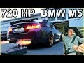 Ogień na dwa metry! Najmocniejsze BMW M5 720 HP !