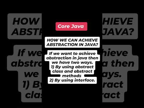 'Achieving Abstraction in