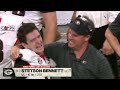 Stetson Bennett HEARTWARMING reactions as he finds out Georgia wins the Natty