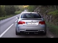 Bmw e92 m3 v8 w armytrix xpipe exhaust  loud revs  flybys