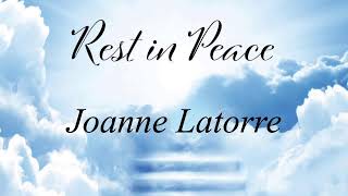 Celebration of Life for Joanne Latorre,  May 29, 2026