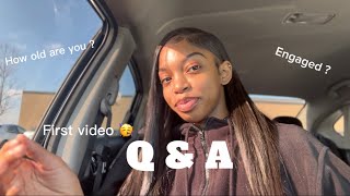 MY FIRST YOUTUBE VIDEO : Q\&A | Get to know me TAG :)