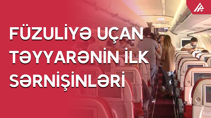 Bakıdan Füzuli Beynəlxalq Hava Limanına uçuş edən təyyarənin ilk  sərnişinləri jurnalistlər oldu