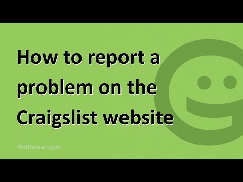 How to get customer help on Craigslist's website