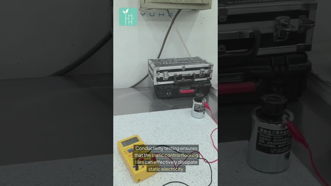 ESD PVC flooring tiles quality control before shipment 