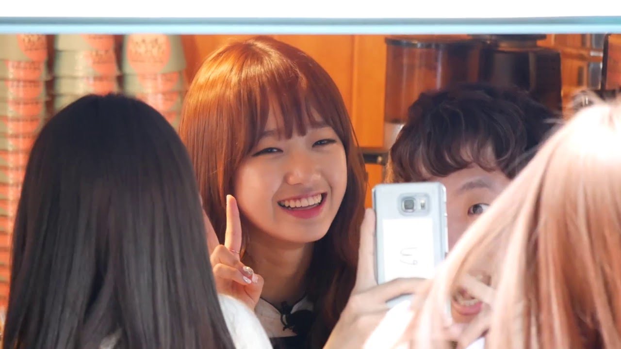 160416 I.O.I (아이오아이) 커피차 이벤트 상암팀 - 김도연 최유정