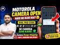 Motorola Camera Open Nahi Ho Raha? 😱 Secret Code Se Camera Fix Kare | Camera Not Working Solution