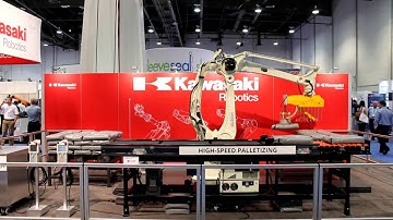 Kawasaki Robots High Speed Palletizing CP180 1
