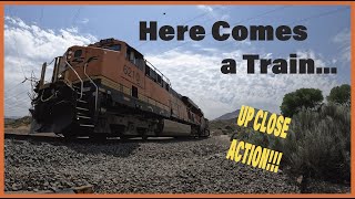 BNSF STACK TRAIN RACING DOWN THE CAJON PASS