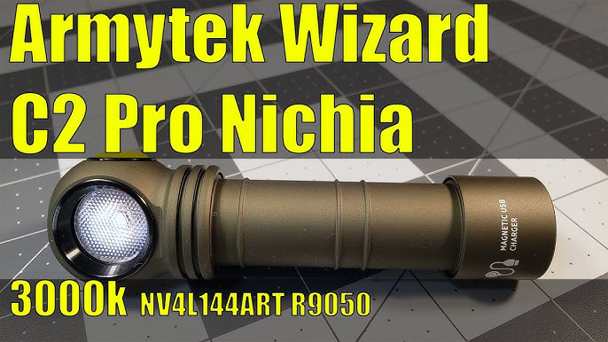 Lampe frontale Armytek Wizard C2 Pro V4 USB Magnet