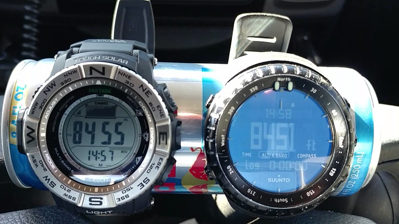 casio pro trek vs suunto core