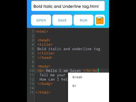 Bold Italic and