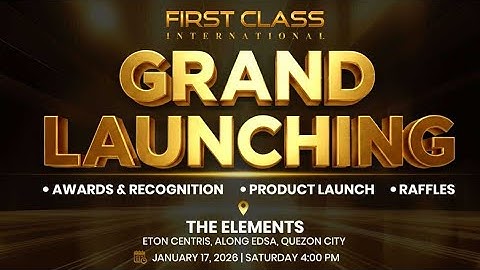 FIRST Class International | 13mins Powerful Presentation 