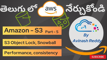 AWS in Telugu : S3 Part-5 : Object lock, Snowball and Other s3 bucket options