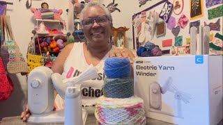 😃🧶  @Caydo  - NEW Electric Yarn Winder 🧶😃 - Available Now! ￼ @SettasPlace