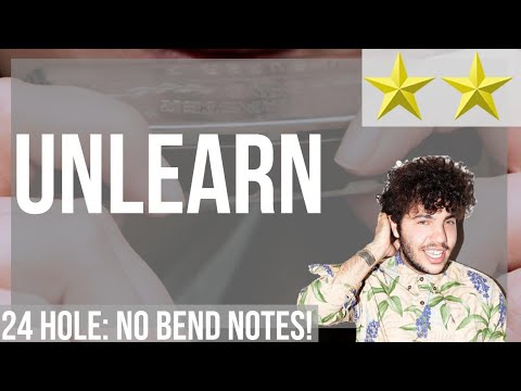 How to play Unlearn by Benny Blanco ft Gracie Abrams on Tremolo Harmonica 24 Holes (Tutorial)