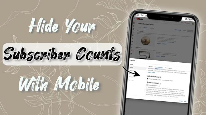How to Hide Subscribers on YouTube with iPhone 🤳 // #Assessing YouTube on Mobile