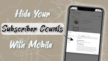 How to Hide Subscribers on YouTube with iPhone 🤳 // #Assessing YouTube on Mobile