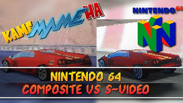 Nintendo 64 Composite vs S-video 4K 60fps from PVM