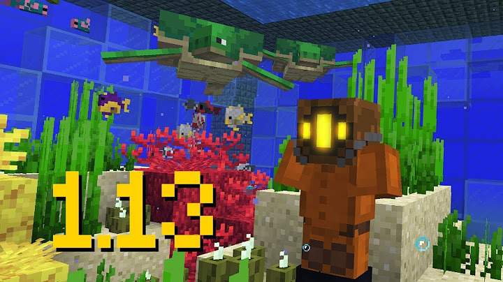O MINECRAFT 1.13 SAIU E EU FINALMENTE POSSO CONSTRUIR ISSO!!!