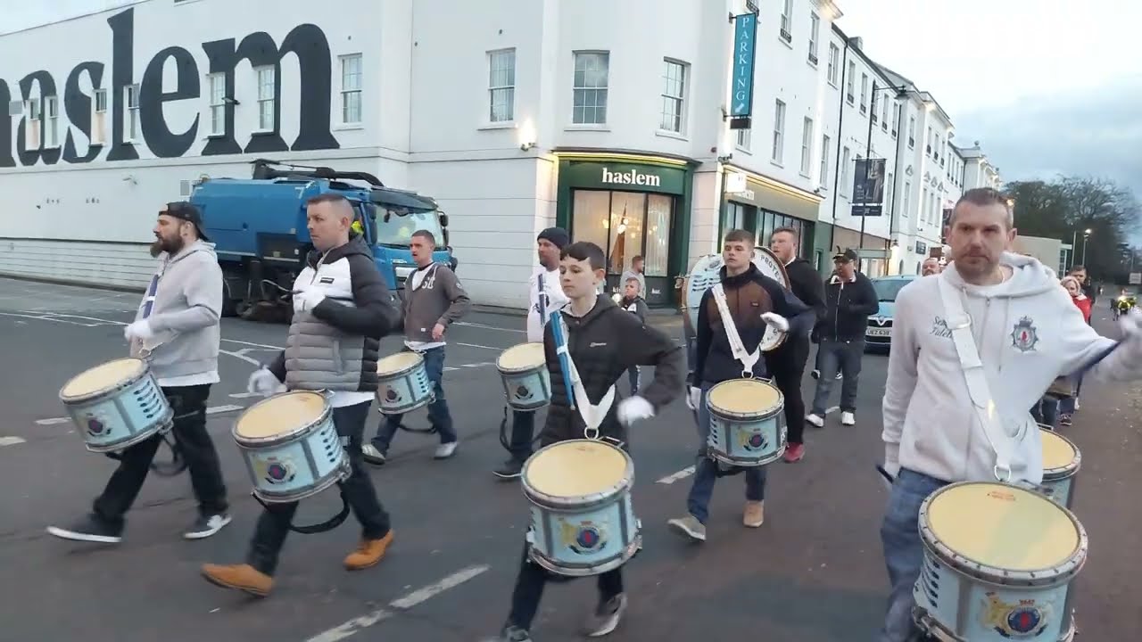 Dunmurry Protestant Boys FB @ Pride of Ballymacash FB Annual Parade 2022