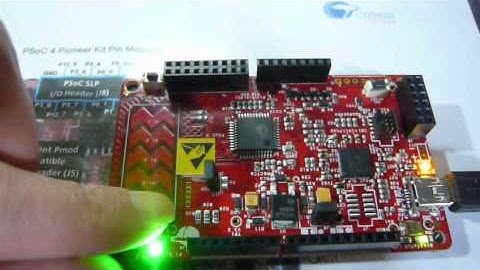 PSoC 4 Pioneer Kit Example - CapSence