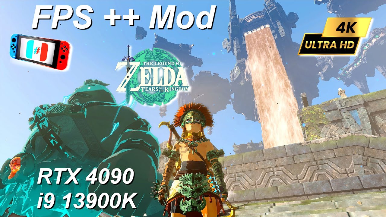 Zelda ToTK 60 Fps Mod for Yuzu and Ryujinx, Performance Fix Patch, T