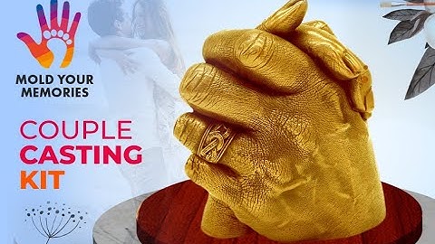 Mold Your Memories Hand casting kit. Couple hand casting process video