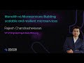 Monolith vs microservices building scalable and resilient microservices