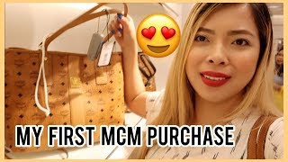 MY FIRST EVER MCM LIZ TOTE BAG | Clarrise Murillo