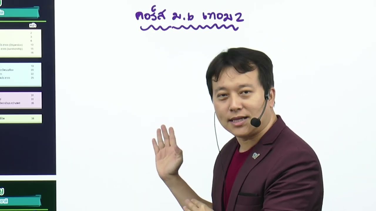 ชีววิทยา ม.6 เทอม 2 รวมทุกบท (กลุ่มความหลากหลายทางชีวภาพและระบบนิเวศ)