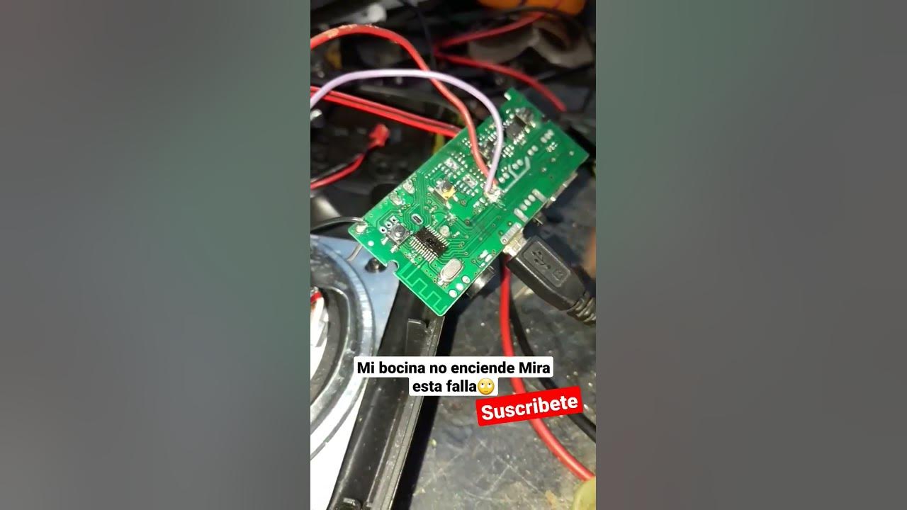 Mi Bocina no Enciende mira esta falla👍
