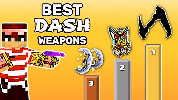 Ranking Every DASH WEAPON in Pixel Gun 3D | June 2022