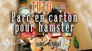 Tuto : parc en carton pour hamster