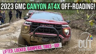 2023 gmc canyon at4x review: first drive off-road with colorado zr2 sibling!