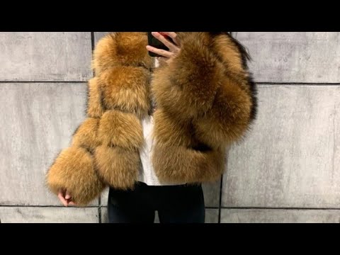 part 2 adding the interfacing to your fur jacket - YouTube