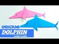Cara Membuat Ikan Lumba-Lumba Dari Kertas Origami~Origami Dolphin 🐬🐬