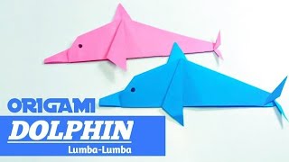 Cara Membuat Ikan Lumba-Lumba Dari Kertas Origami~Origami Dolphin 🐬🐬