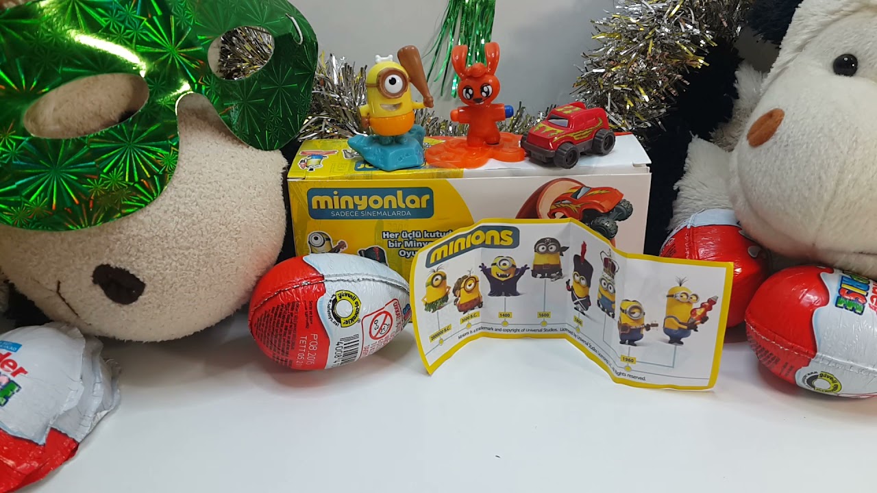 Minion six unpacking surprise egg