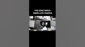This song made Lata Mangeshkar Famous! 🤯 #shorts #latamangeshkar #bollywood
