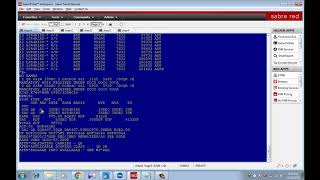 How to Make a PNR in Sabre , Sabre Tutorial , How to create a PNR in Sabre.