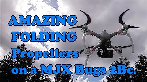 AMAZING FOLDING PROPS on a Bugs B2c. Will they carry a gimbal?